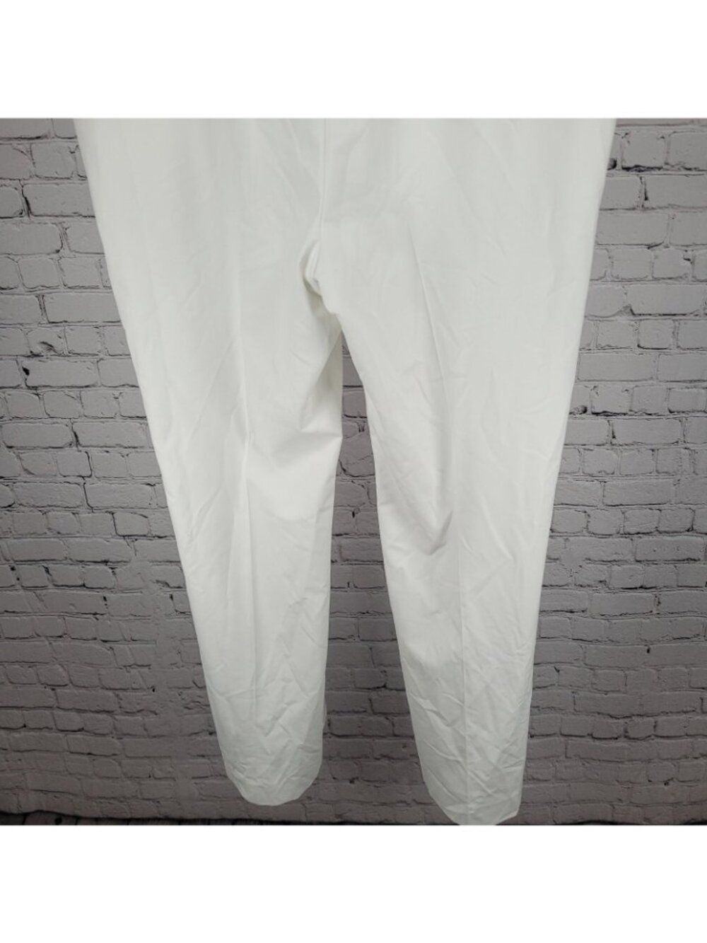 Talbots White Signature High Rise Straight Leg Lined Chino Pants 20L (41x34) - Picture 8 of 14